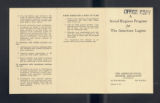 Publications. Pamphlets. A Social Hygiene Program for the American Legion. (Box 171, Folder 08)