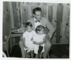 Gordon Sinykin with Philip and Susan Sinykin (twins) at the Stein's Thanksgiving