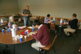 Herbal tea tasting by practitioners of Chinese medicine, held at the Minnesota College of Acupuncture and Oriental Medicine.