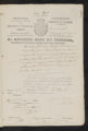 Family of Don José Gallego, Papers. Don José Gallego. Real Estate Acquisitions. Receipt for taxes paid.
