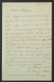 Letter from Dr. Francesco Caruso to Robert P. Harris, August 27, 1887