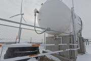 The first non-laboratory system in the world to transform wind energy to ammonia fertilize. University of Minnesota, West Central Research and Outreach Center, Morris.