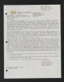 Glacier Bay Miscellaneous. Glacier Bay blanket, correspondence. (Box 3, Folder 94)
