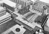 An architectural rendering of the exterior of the UMD Campus Center