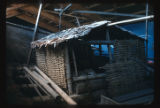 Kontiki raft, balsa logs and rope at Bygdoynes Museum, Norway.