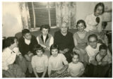 Group of Karon and Edelstein children with their grandmother
