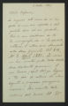 Letter from Dr. Francesco Caruso to Robert P. Harris, October 8, 1887