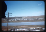 Ice blocks from Heart River breakup two days before