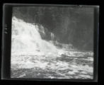Gooseberry River, falls from below, twenty miles East of Two Harbors, Lake Superior, North Shore