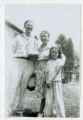 Robert Karon, Mrs. Koontz, and Janet Karon