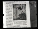 Bird banding, short-handed landing net on extension pole, image from a printed publication