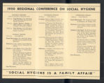 Public Relations. Social Hygiene Day. National Conference. Planning and Participants. (Box 074, Folder 13)