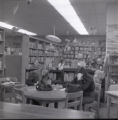 Students working at round table in Children's Library