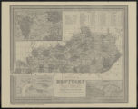 A new map of Kentucky : with its roads & distances from place to place along the stage & steamboat routes