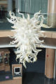 Finished installation of chandelier created by Dale Chihuly in the Kathryn A. Martin Library