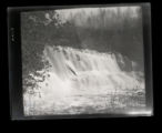 Gooseberry River, falls, front view, twenty miles East of Two Harbors, Lake Superior, North Shore