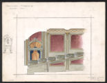 Garrick Theatre, Interior elevation of wall