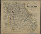 Commissioners official railway map of Missouri. Completed to January 1st 1888. Copyright 1887 by R.T. Higgins