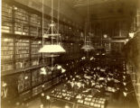 Reading room at the 23rd Street YMCA in New York City (later called McBurney branch)
