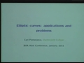 Elliptic curves: problems and applications