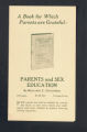 Publications. Pamphlets. Parents and Sex Education. (Box 171, Folder 14)