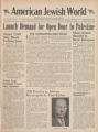 The American Jewish World, Volume 32, Number 7, October 15, 1943