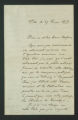 Letter from Eustache to Robert P. Harris, 1879