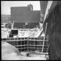 Construction of the Science Building addition at UMD in winter