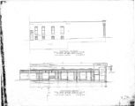 Endicott Building:Longitudinal Section and Elevation on Alley, Fifth Street Addtion to Endicott Arcade