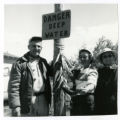 Philip Edelstein, Ruth Edelstein Karon, and Garnet Edelstein fishing