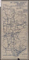 St. Louis County, Minnesota official highway map of main state, county and township highway routes