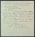 Letter from aul or Samuel C. Benedict to Robert P. Harris, 1894