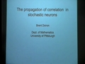 Noise correlations