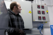 The first non-laboratory system in the world to transform wind energy to ammonia fertilize. University of Minnesota, West Central Research and Outreach Center, Morris.