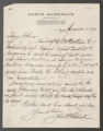 Letter to Johnny, from John B. McCormack, August 1, 1910