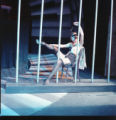 Actor performing on stage in the 1993 UMD production of "Chicago"