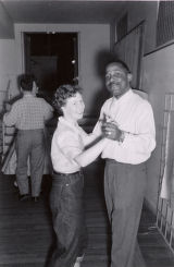 International Institute staff at a Sadie Hawkins day dance