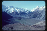 Hooker Valley and Mount Cook from Mount Sebastopol