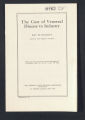 Publications. Pamphlets. Everett, Ray H.""The Cost of Venereal Diseases to Industry."(Box 171, Folder 08)