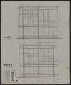 Rapson, Ralph Glass Cube Residence: North Elevation and South Elevation: Sheet 4