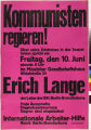 Kommunisten regieren! : Uber seine Erlebnisse in der Sowjet-Union spricht am Freitag, den 10.Juni abends 8 Uhr im Mo