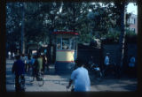 Bicycle traffic and traffic officer station