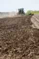 Spring discing of fields on the University of Minnesota, Rosemount Research and Outreach Center.