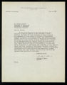 Professional Correspondence. Adkins, Dorothy. (Box 5, Folder 1)