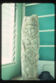 Human effigy carved in coral rock in Cultural Center