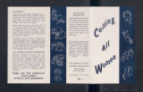 Publications. Pamphlets. Calling All Women. (Box 174, Folder 06)