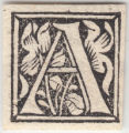 Detail from Album of initial capitals, 1500s-1737 (bulk 1500s), Volume 1, Page 22, Line 4, Item 01, A