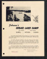 Johnson's Cedar Lake Camp, Ontario, Canada