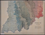 Geological map of Indiana...