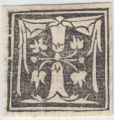 Detail from Album of initial capitals, 1500s-1737 (bulk 1500s), Volume 1, Page 50, Line 3, Item 01, T